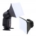 Universal Foldable Soft Box Flash Diffuser Softbox for Canon 580EX 550Ex 540EZ 430EZ 420EZ 430EX 420EX